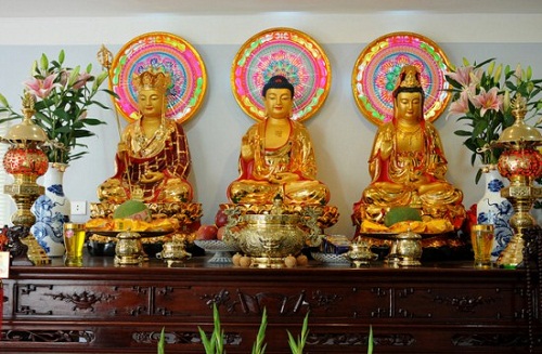 phong thủy bàn thờ Phật - phong thủy trọng hùng 